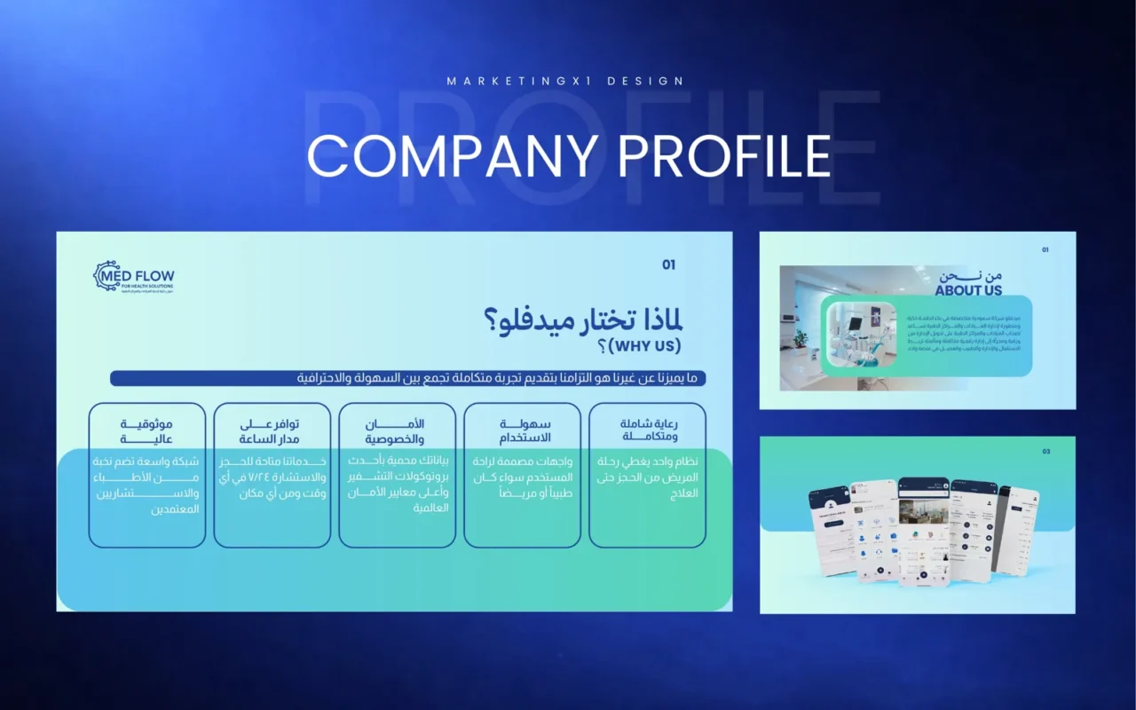ميدفلو — ملف تعريفي لشركة حلول طبية ذكية