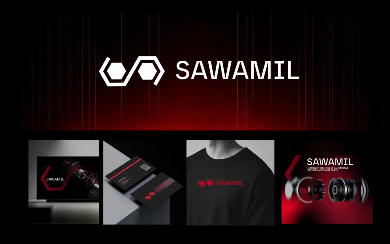 SAWAMIL — هوية تجارية لخدمات وقطع غيار السيارات
