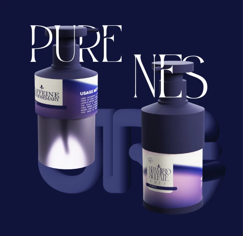Skincare packaging — Pure Nes