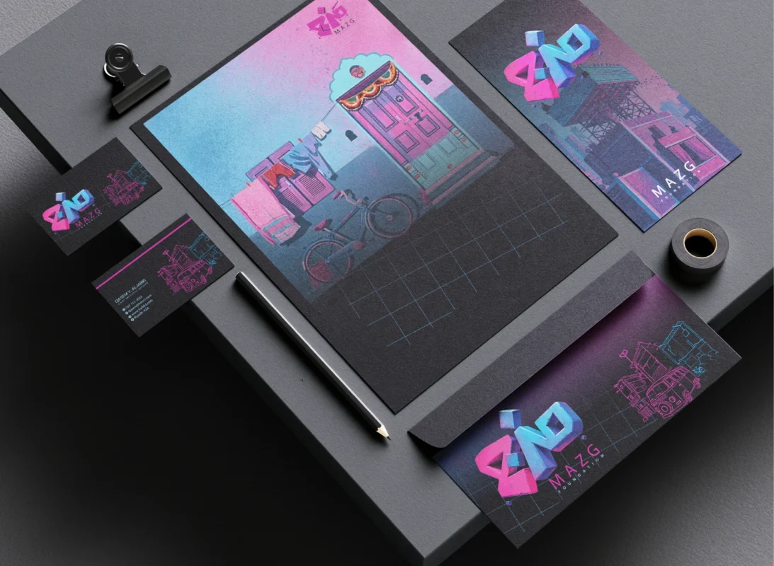 Complete stationery set — Mazij Est.